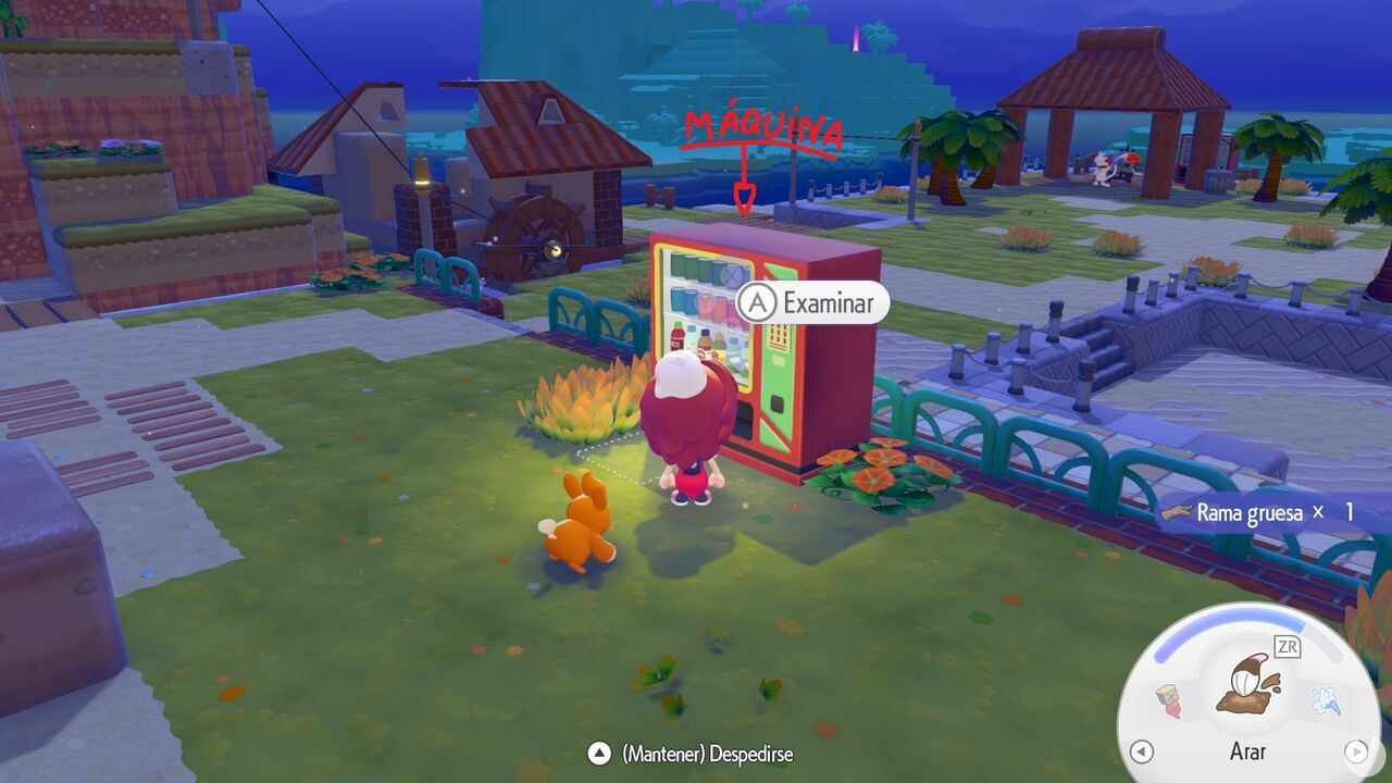 Pok�mon Pokopia - Brighten Things Up! mission: Creating the Overgrowth Vending Machine habitat