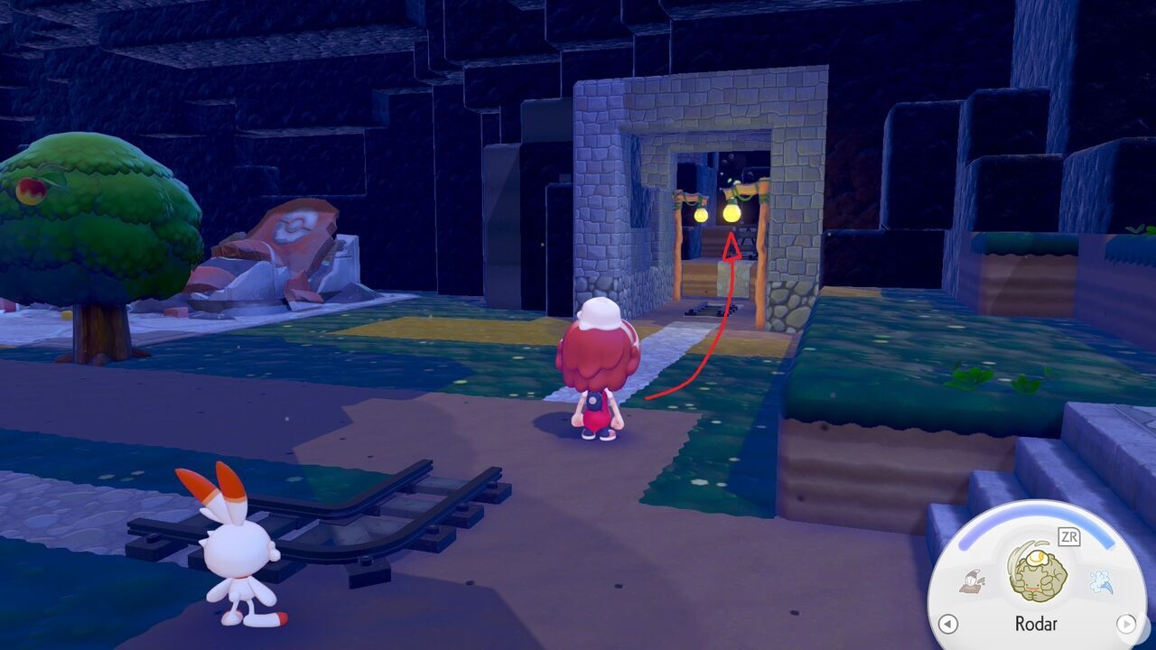 Pok�mon Pokopia - Location of the cave where DJ Rotom can be found in Rocky Ridges