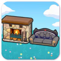 Pok�mon Pokopia - H�bitat Zona de siesta con chimenea
