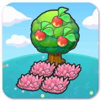 Pok�mon Pokopia - H�bitat �rbol con herbazal rosa