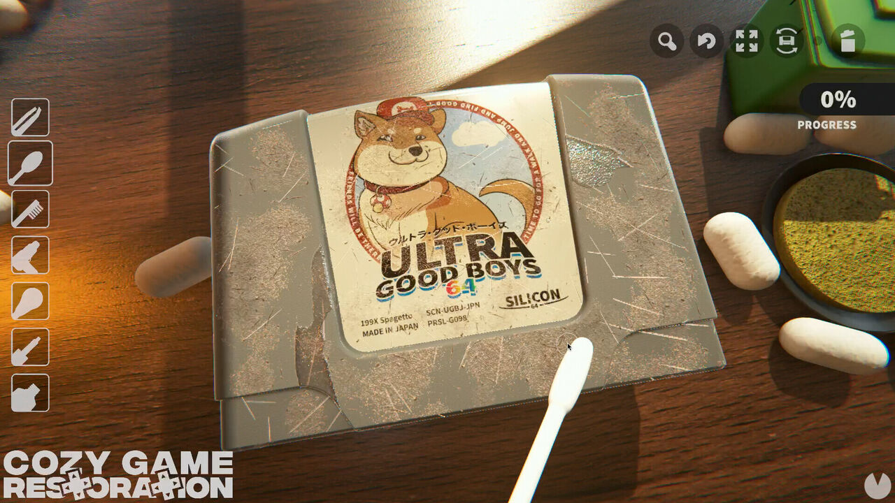 Limpiar y restaurar cartuchos de juegos retro es tan gratificante que le han hecho su propio videojuego