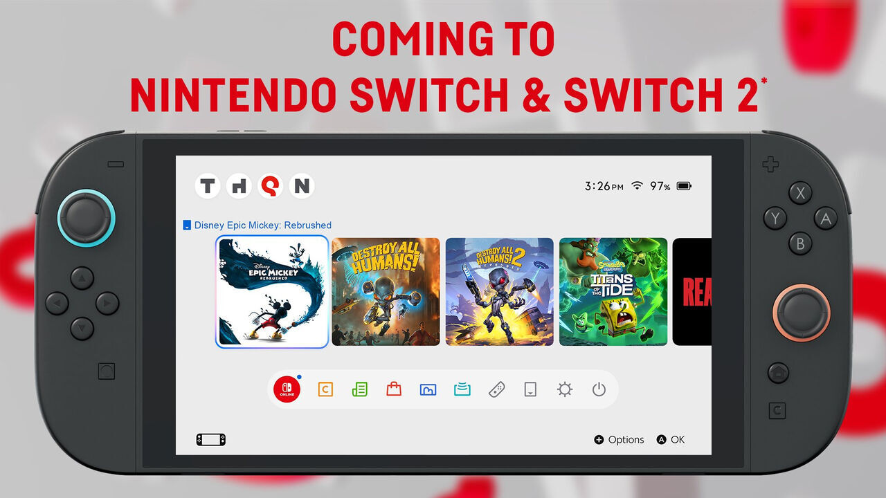 THQ Nordic demuestra su apoyo a Switch 2 anunciando tres juegos a la vez para la consola de Nintendo