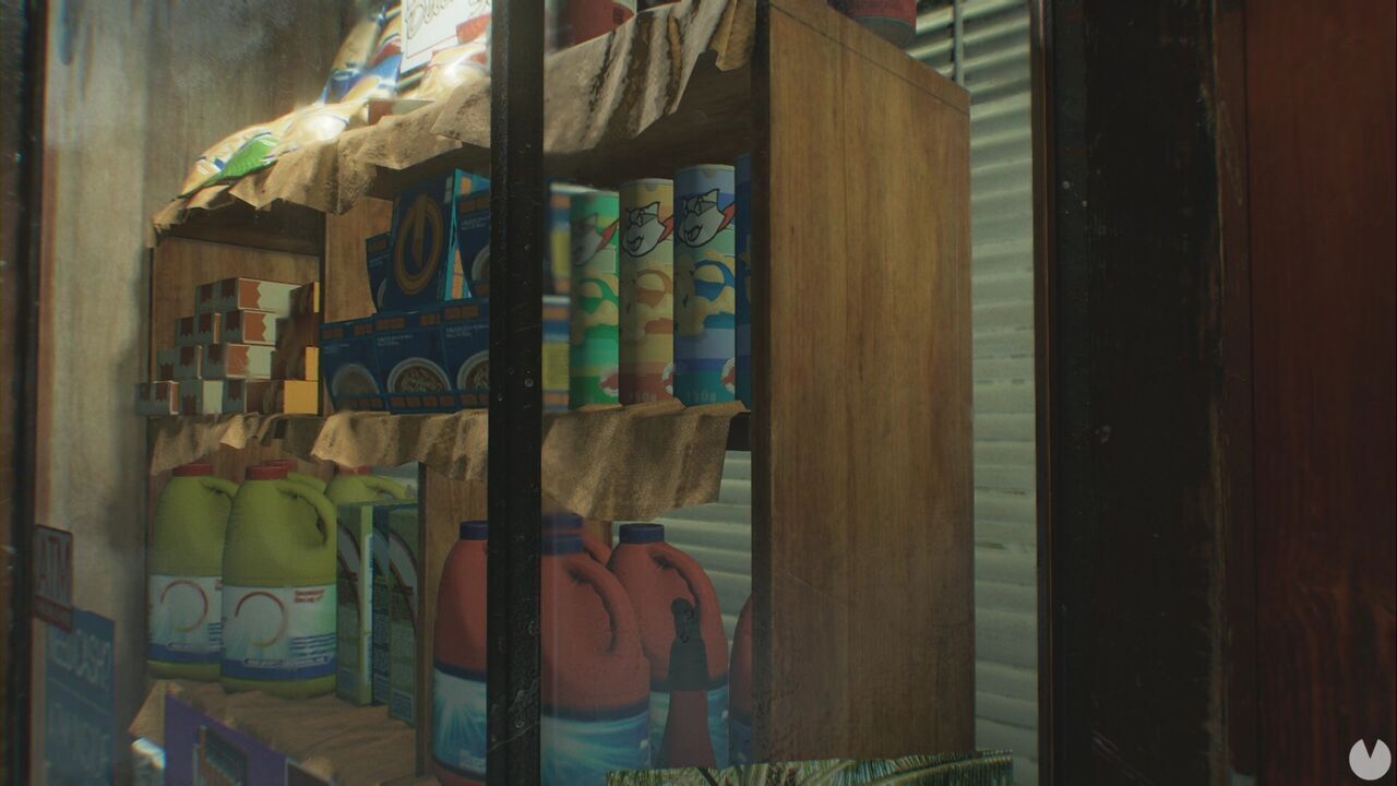 Resident Evil Requiem - Easter eggs, Pringles-style tubes featuring a raccoon mascot