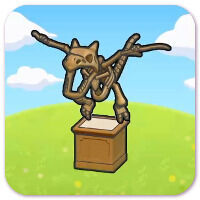 Pok�mon Pokopia - H�bitat Exposici�n de f�sil alado