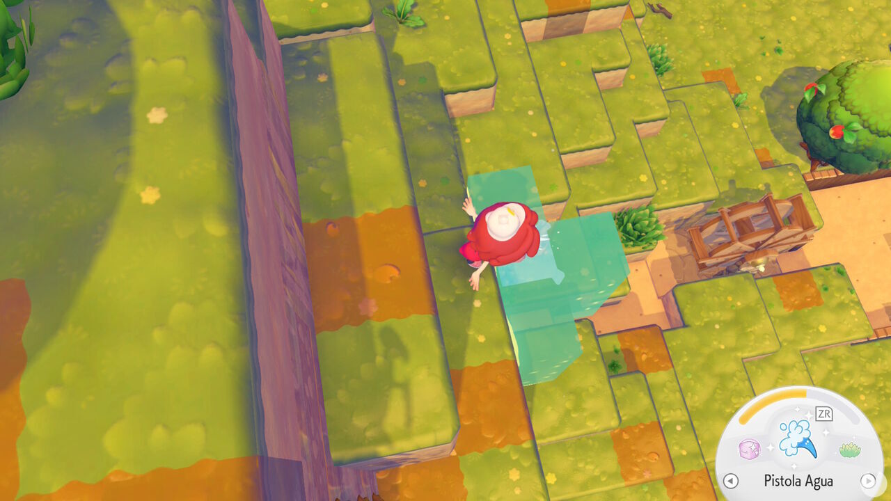 Pok�mon Pokopia - How to create waterfalls with Stockpile Water