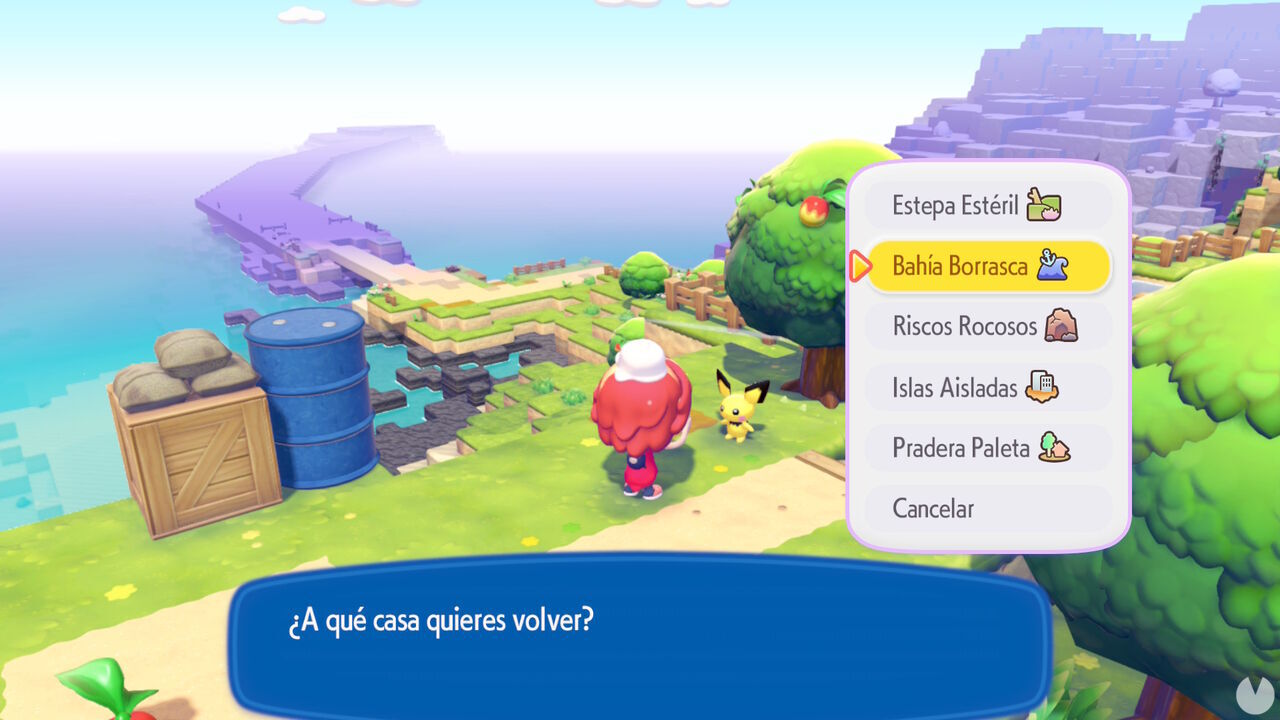 Pok�mon Pokopia - Fast travel to another area while a Pok�mon is following you