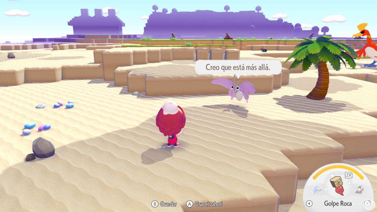 Pok�mon Pokopia - Using the Dowsing Machine and following a Pok�mon's directions to find treasure