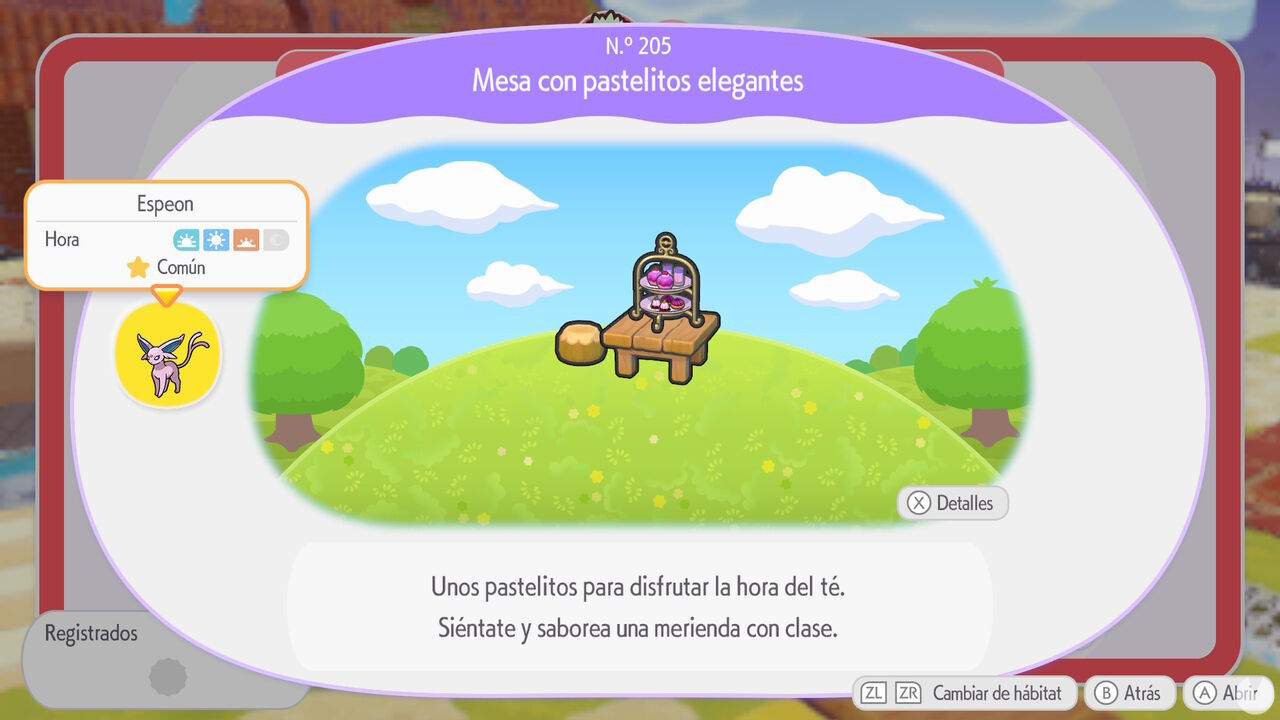 Pok�mon Pokopia - How to create the Elegant Daytime Treats habitat and register Espeon