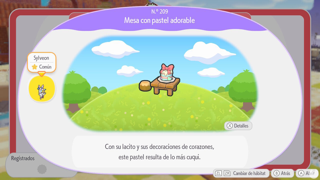 Pok�mon Pokopia - How to create the Lovely Ribbon Cake habitat and register Sylveon