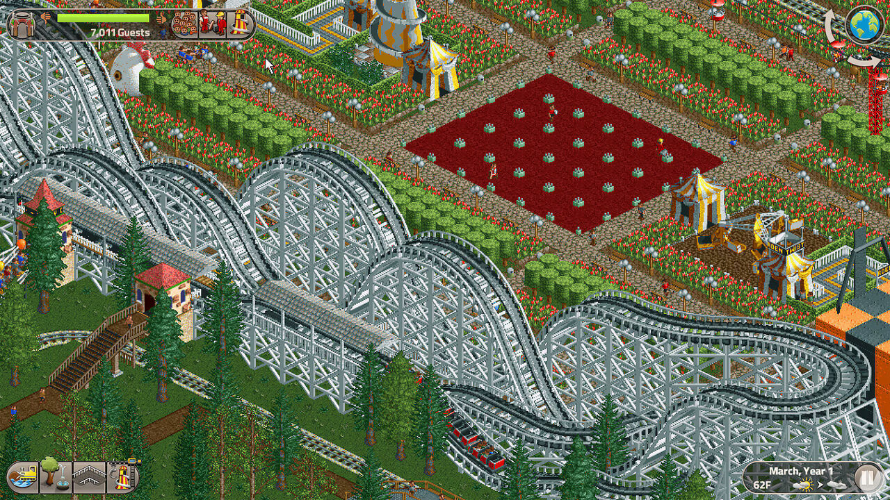 RollerCoaster Tycoon Classic se lanza por sorpresa en PS5 y Xbox Series: ya está disponible