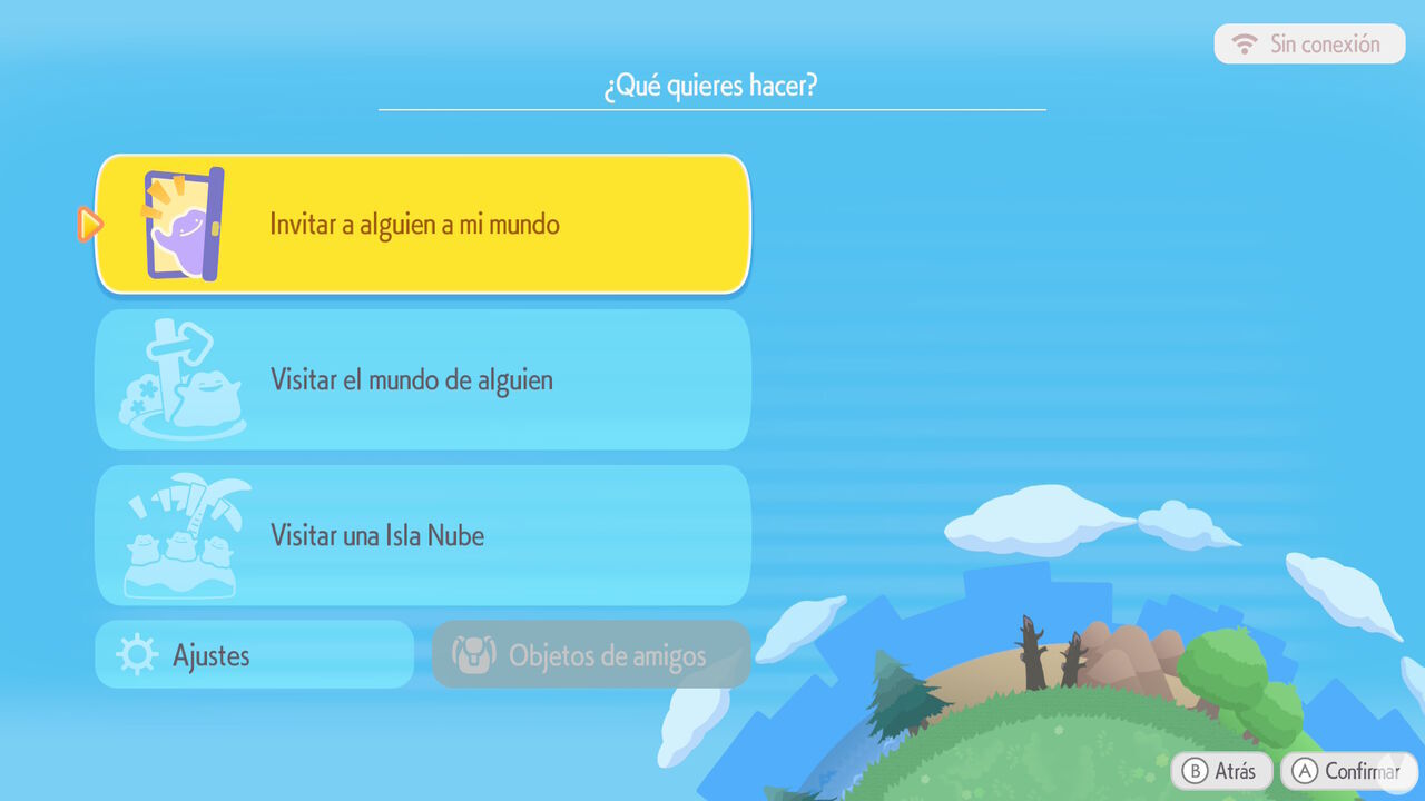 Pok�mon Pokopia - Multiplayer options in the Link Play menu