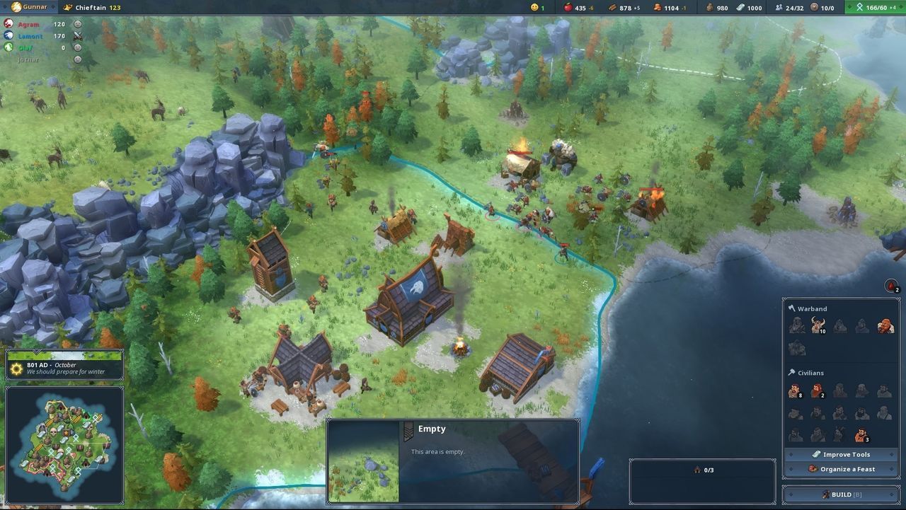 Northgard, the game of strategy viking, you will come to consoles