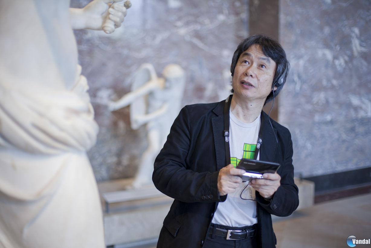 Visitando el Louvre con 3DS y Miyamoto