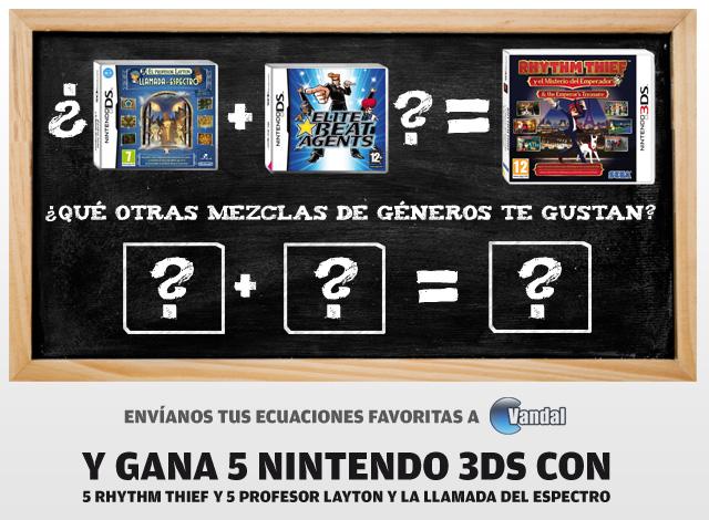 Rhythm Thief y 5 packs de Nintendo 3DS