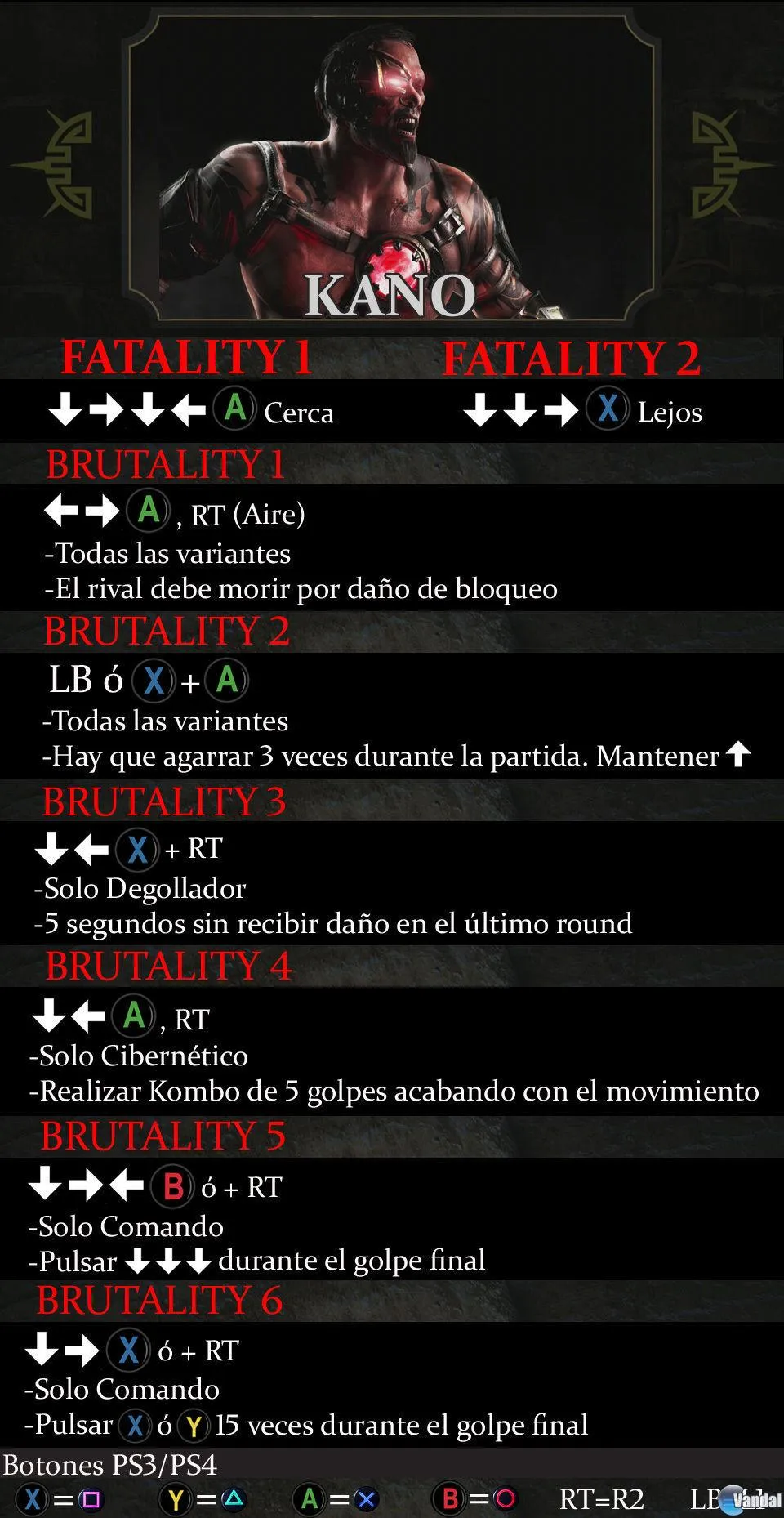Fatalities Kano Mortal Kombat 9 #mortalkombat9 #mortalkombat #mortal