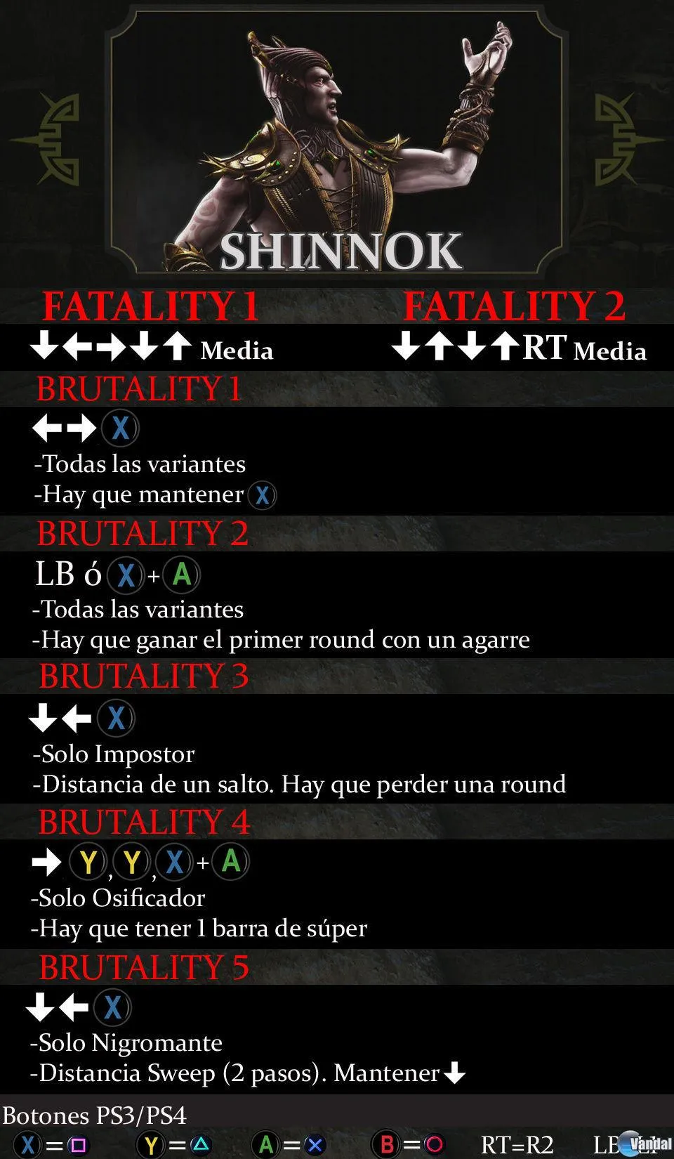 Mortal Kombat 4: Shinnok Fatalities 