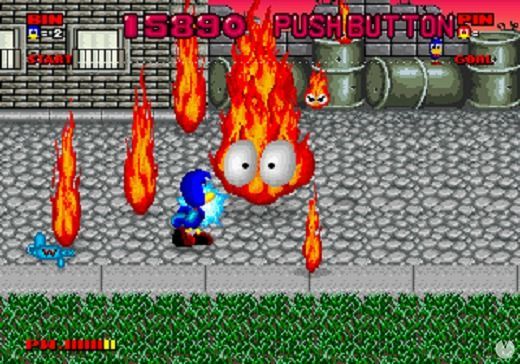 Los mid-bosses y jefazos finales estaban a tono con el resto del juego. Lo mismo te enfrentabas a un drag�n chino como una llama gigante.