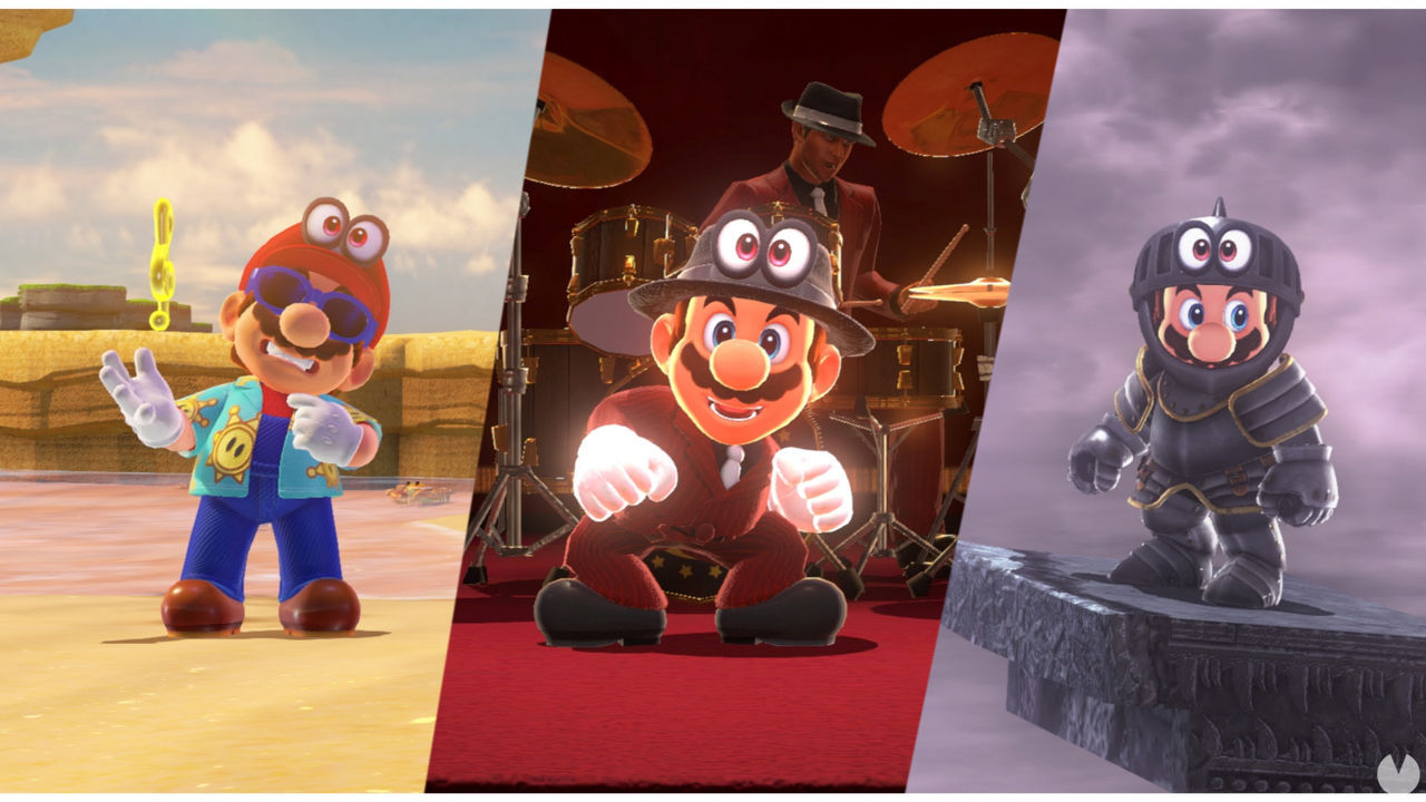 Nuevos trajes en Super Mario Odyssey y cmo conseguirlos  - Super Mario Odyssey