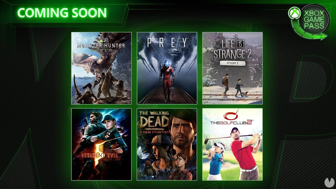 Xbox Game Pass: Monster Hunter World, Prey y Resident Evil 5 llegarán al servicio