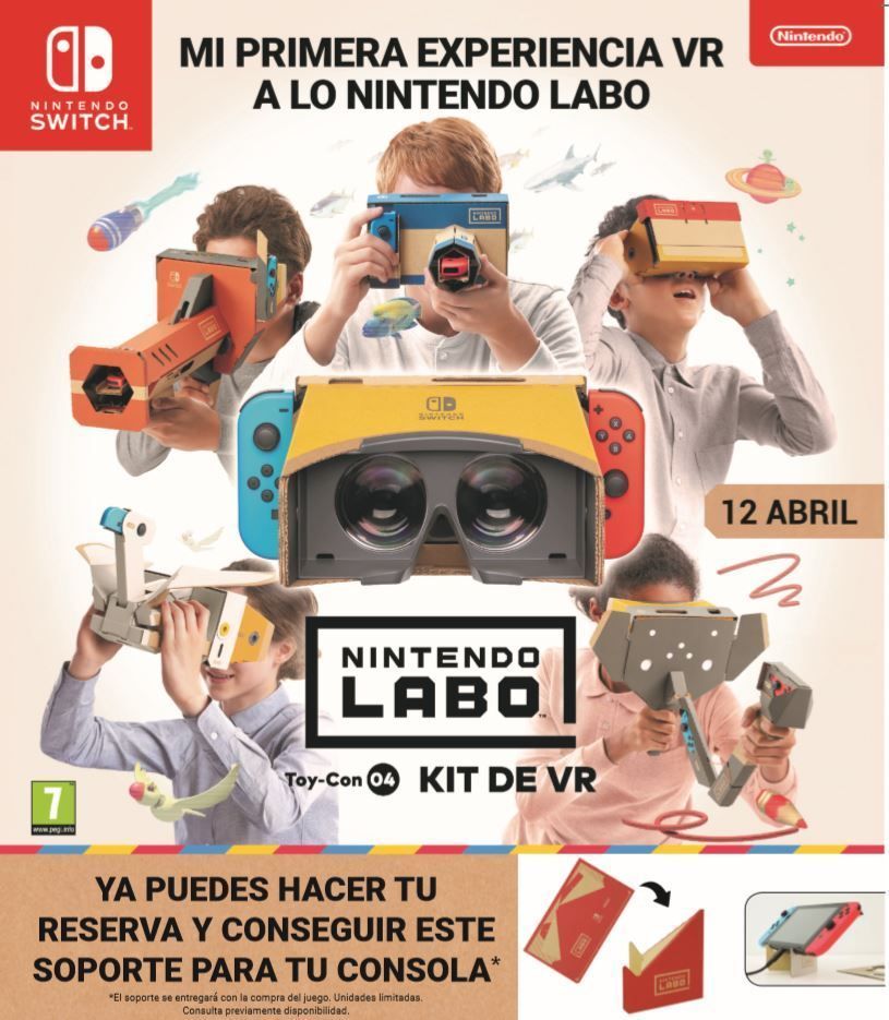 GAME detalla sus incentivos por la reserva de Nintendo Labo VR Kit