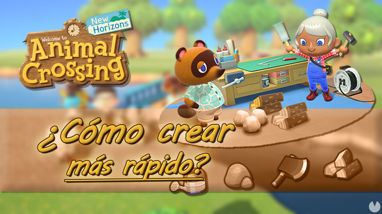 Cmo crear objetos y herramientas ms rpido en Animal Crossing: New Horizons? - Animal Crossing: New Horizons