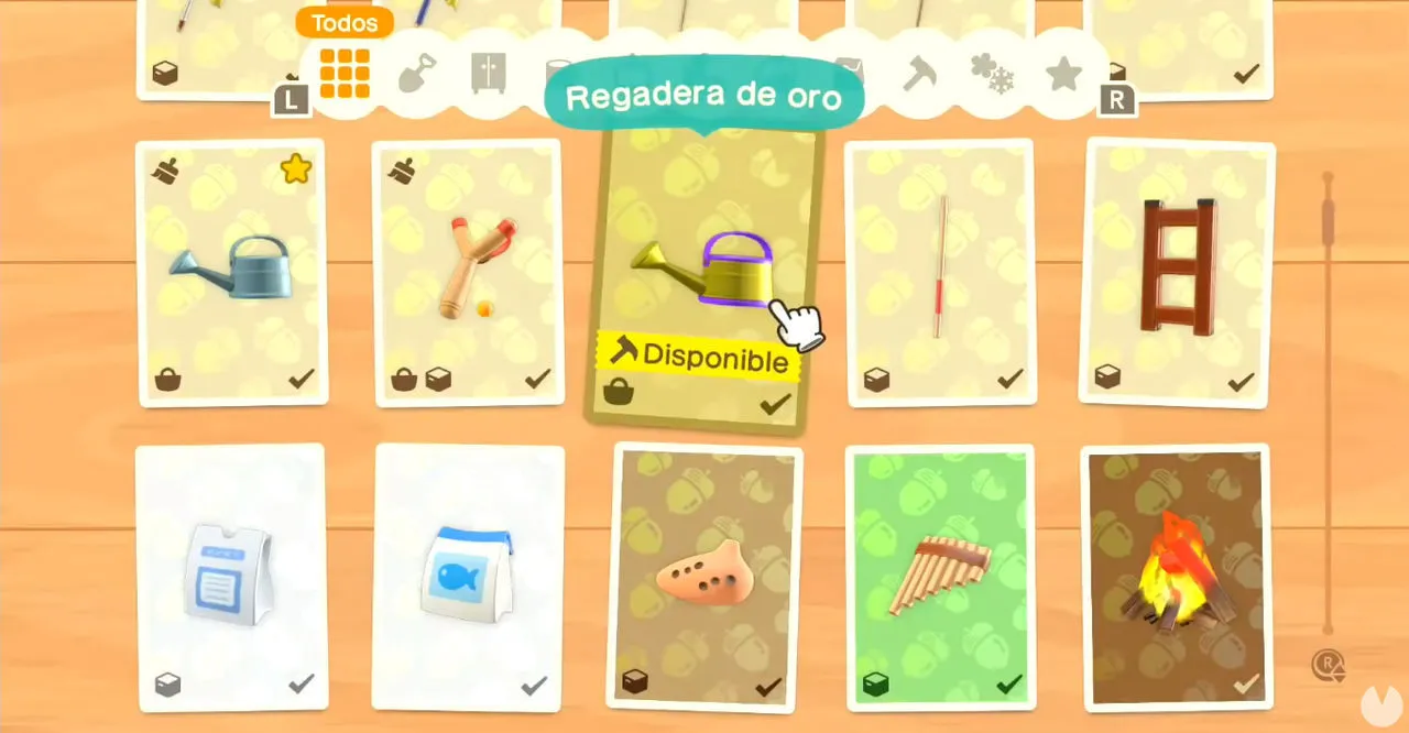 Animal Crossing: New Horizons: recursos. Todas las clases de materiales y  dónde obtenerlos