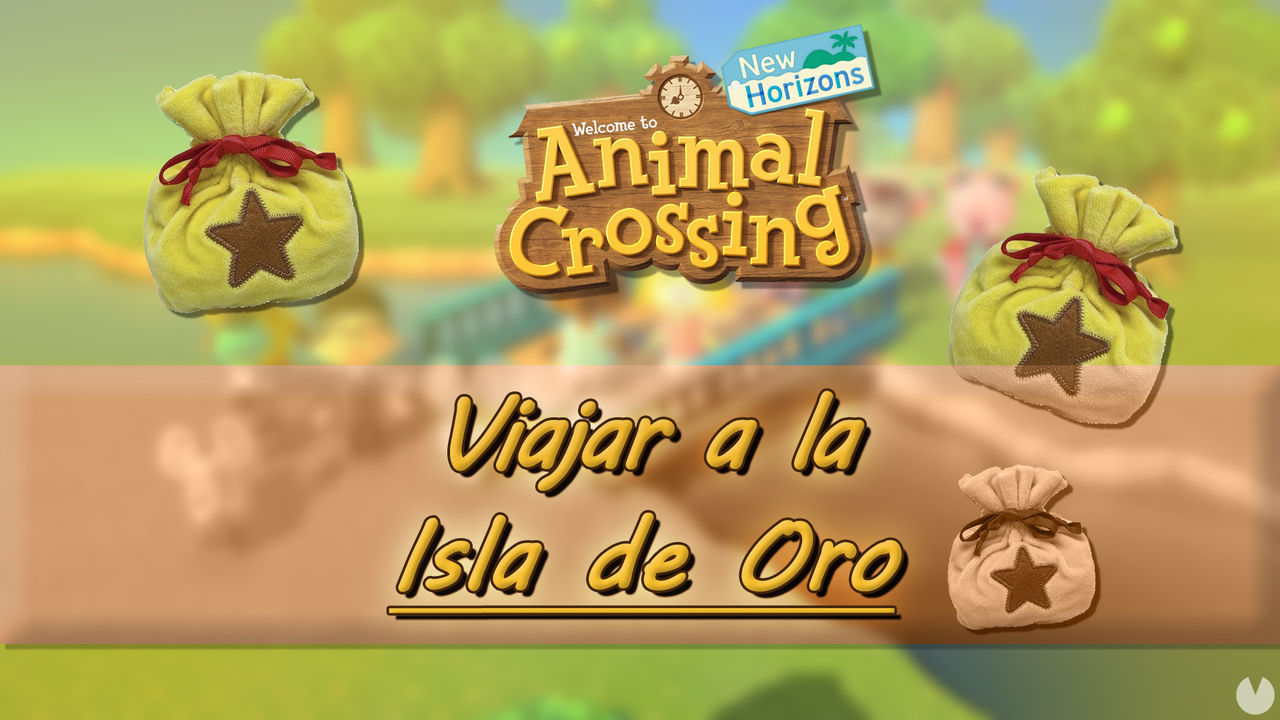 Cmo viajar a la isla de oro en Animal Crossing: New Horizons - Animal Crossing: New Horizons