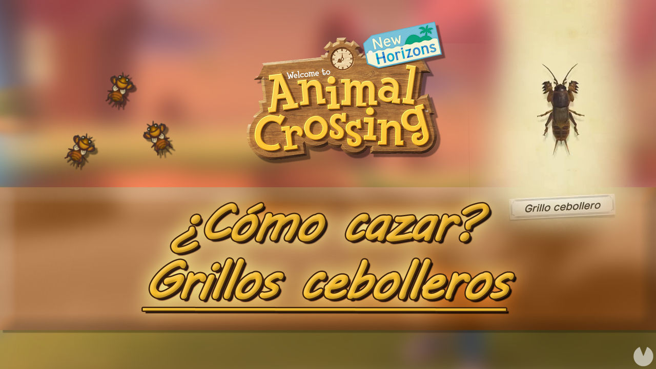 Cmo cazar grillos cebolleros en Animal Crossing: New Horizons - Animal Crossing: New Horizons