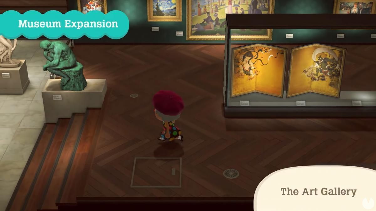 Animal Crossing New Horizons: Actualización 1.2.0 - El museo abre su galería de Arte