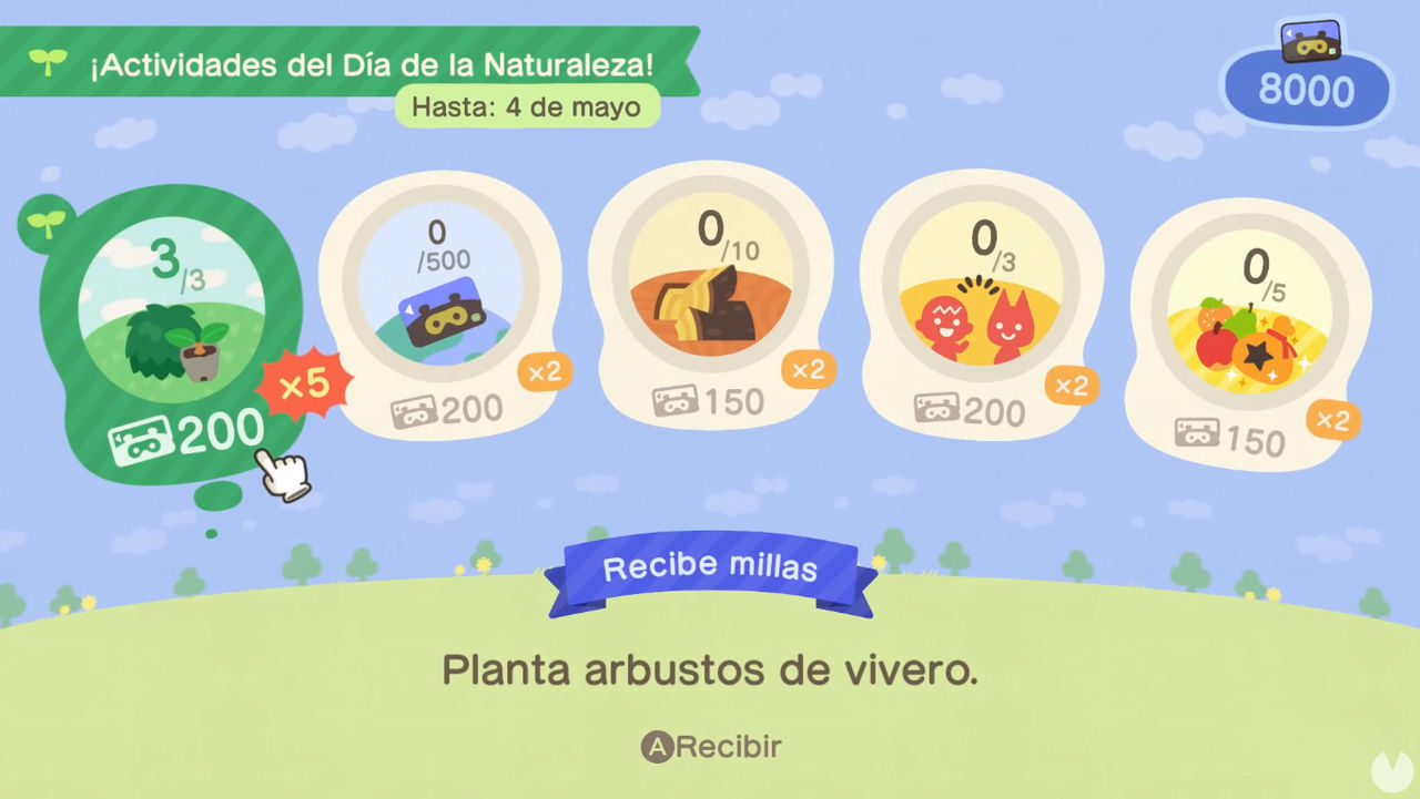 Animal Crossing New Horizons: Actualización 1.2.0 - Evento: Día de la Naturaleza