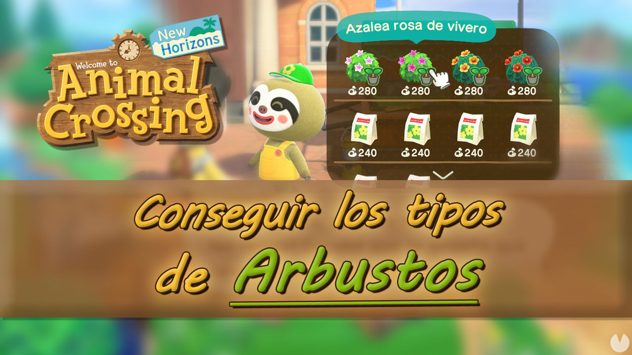 Cmo conseguir todos los arbustos en Animal Crossing: New Horizons - Animal Crossing: New Horizons