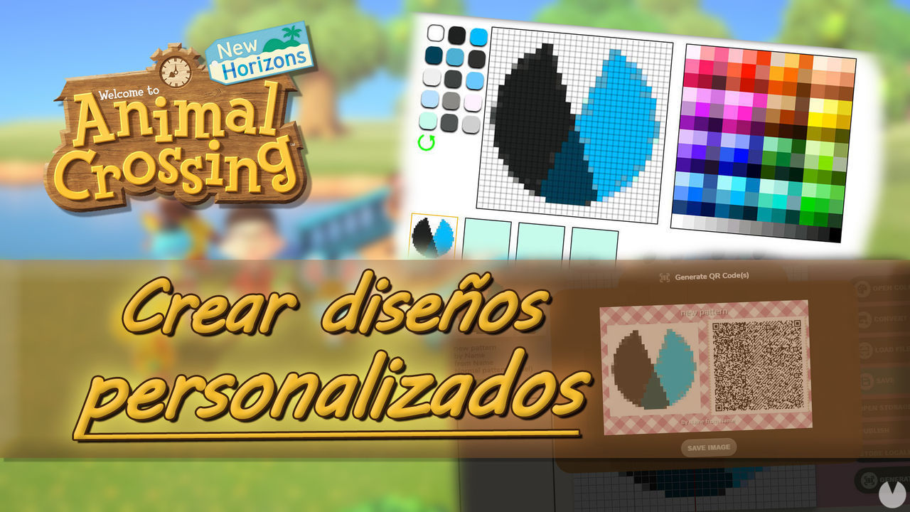 Cmo crear diseos propios en Animal Crossing: New Horizons - Animal Crossing: New Horizons