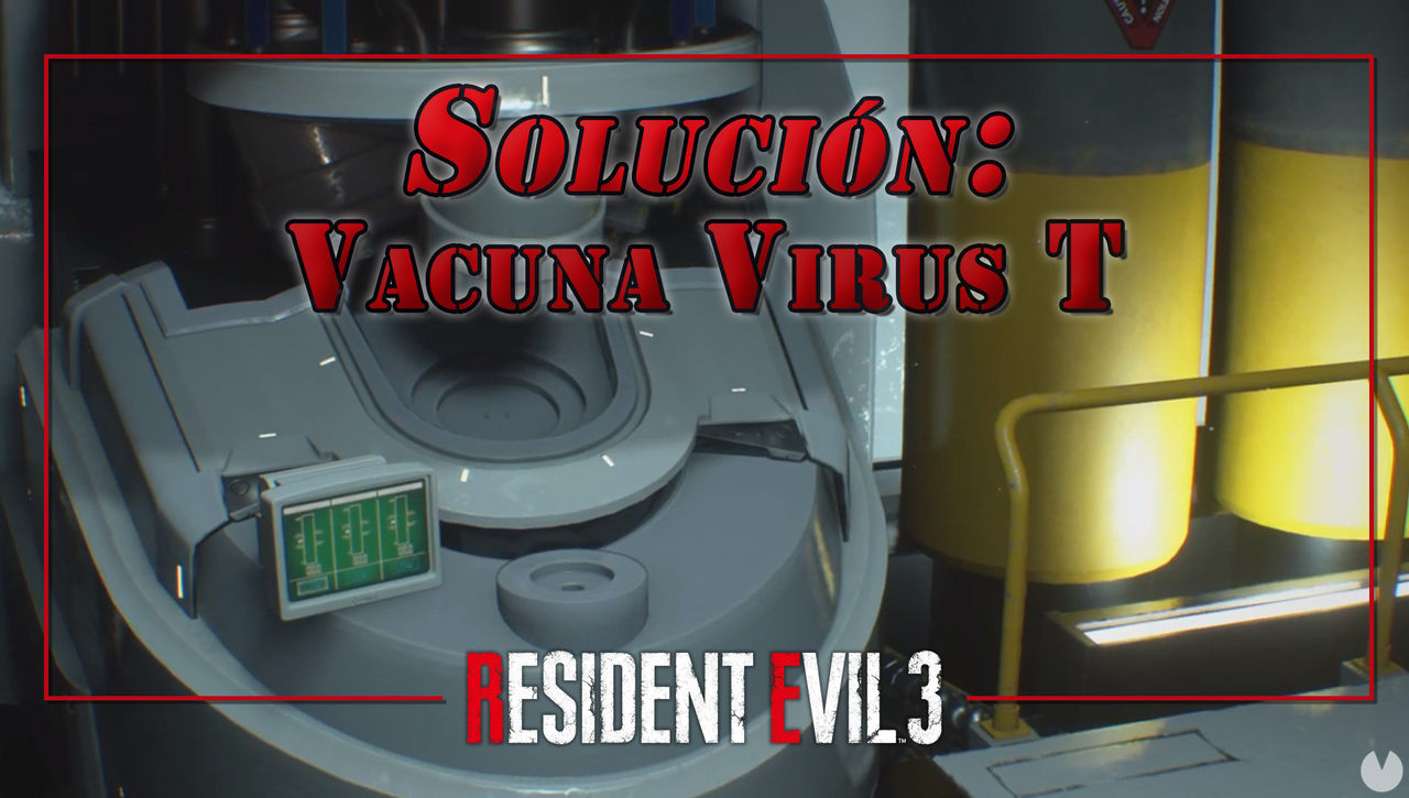 Resident Evil 3 Remake: Puzzle de la vacuna del Virus T - Solucin - Resident Evil 3 Remake