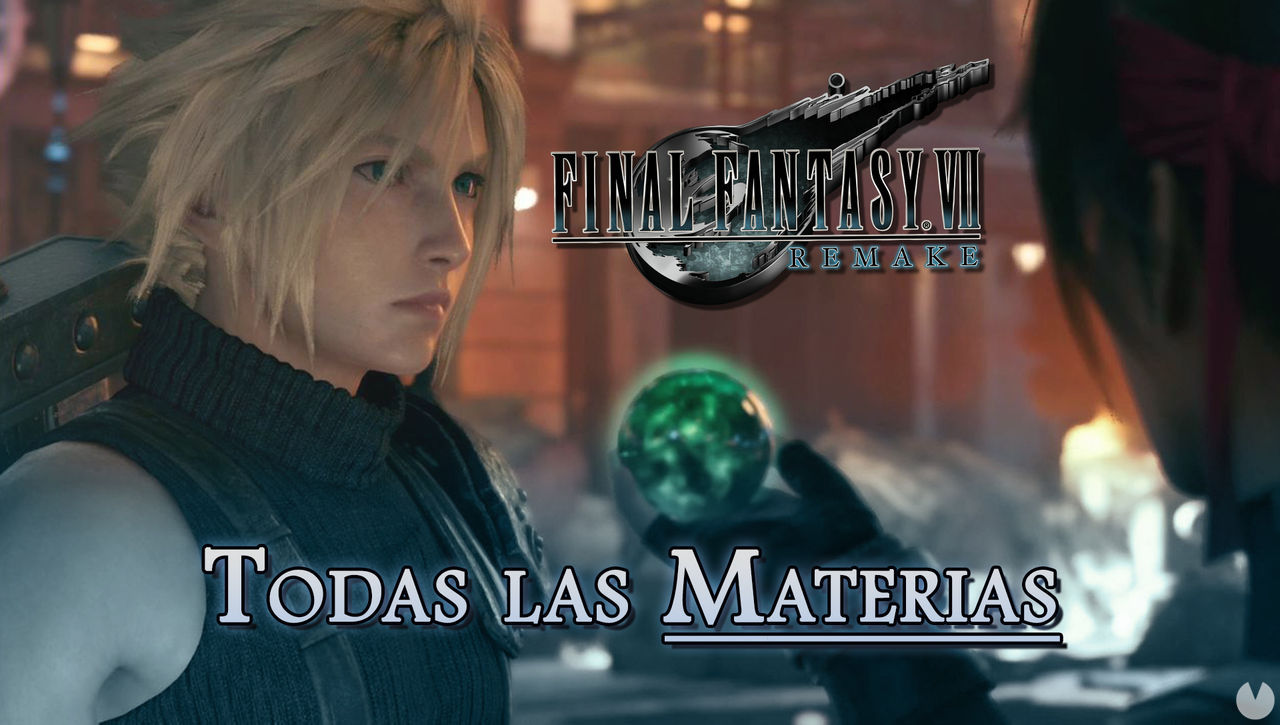 TODAS las Materias en Final Fantasy VII Remake y cmo conseguirlas - Final Fantasy VII Remake