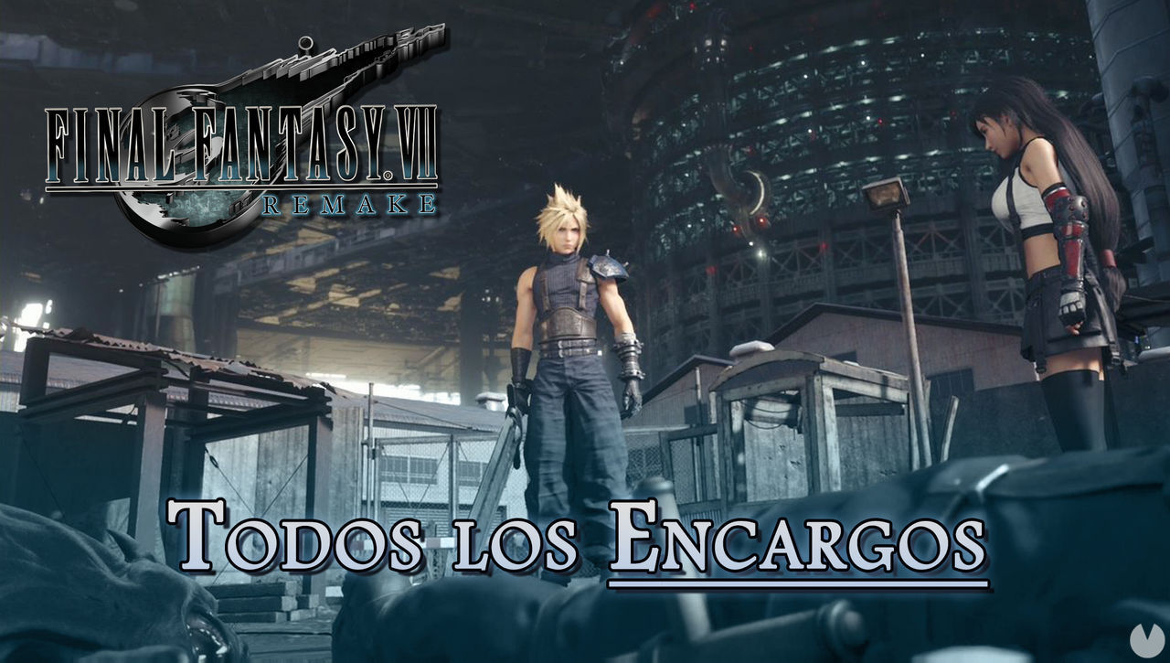 Final Fantasy VII Remake: TODOS los Encargos y cmo completarlos - Final Fantasy VII Remake