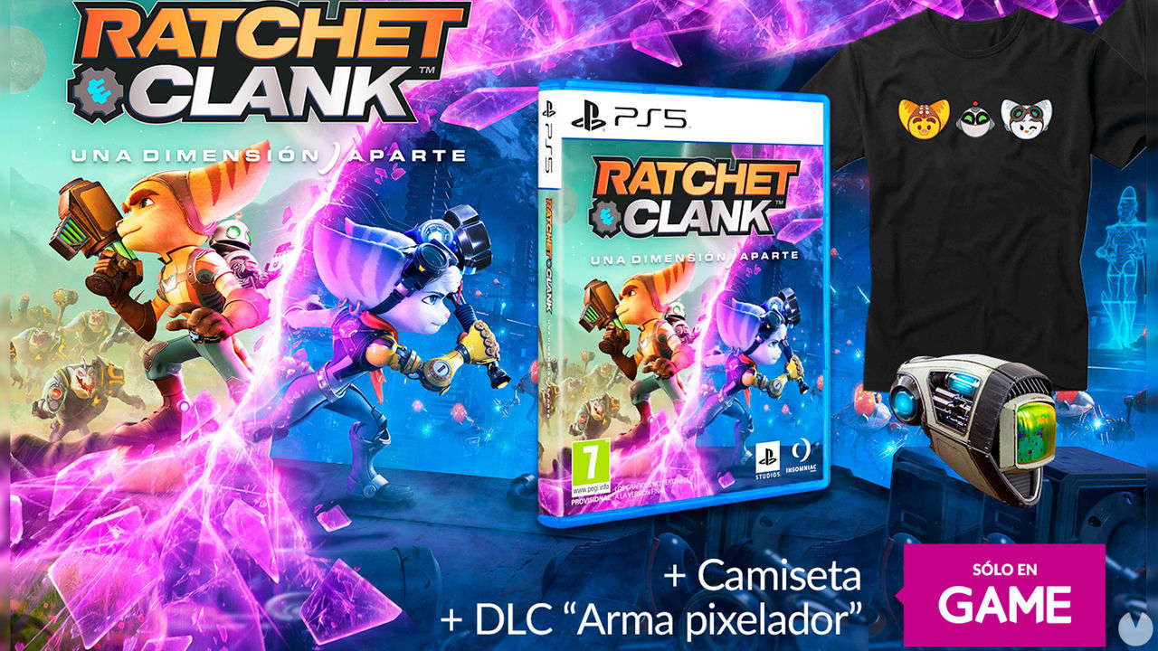 GAME España anuncia los incentivos por reserva de Ratchet & Clank: Una Dimensión Aparte