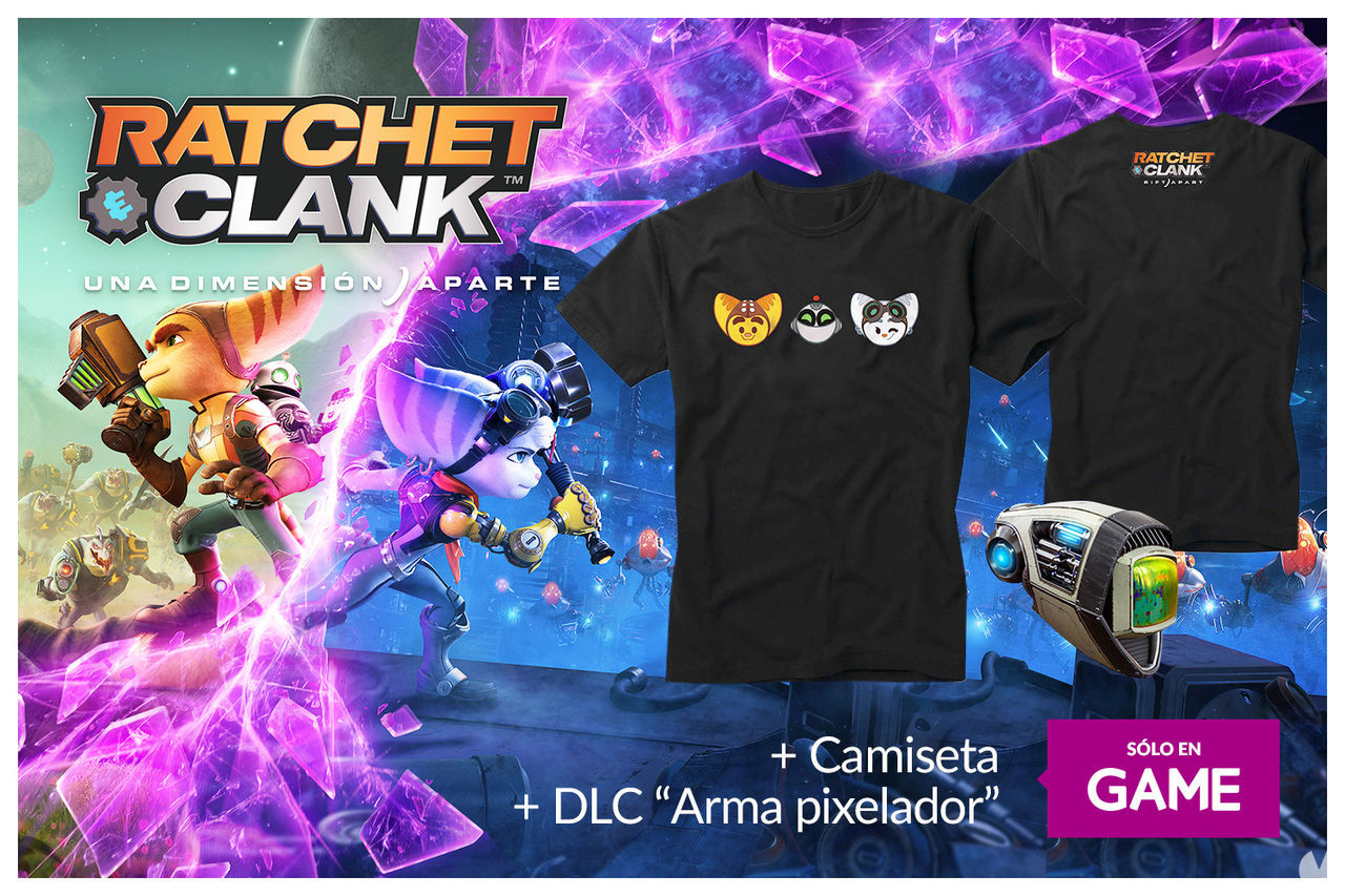 GAME España anuncia los incentivos por reserva de Ratchet & Clank: Una Dimensión Aparte 