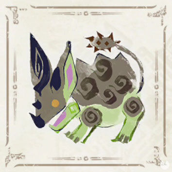 Monster Hunter Rise - Todos los monstruos pequeos: Rhenoplos