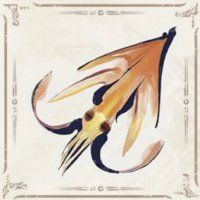 Monster Hunter Rise - Fauna local: Caluzmar ámbar