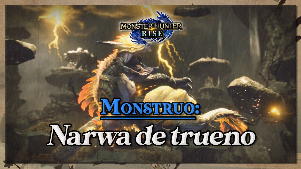 Narwa de trueno en Monster Hunter Rise: cmo cazarlo y recompensas - Monster Hunter Rise
