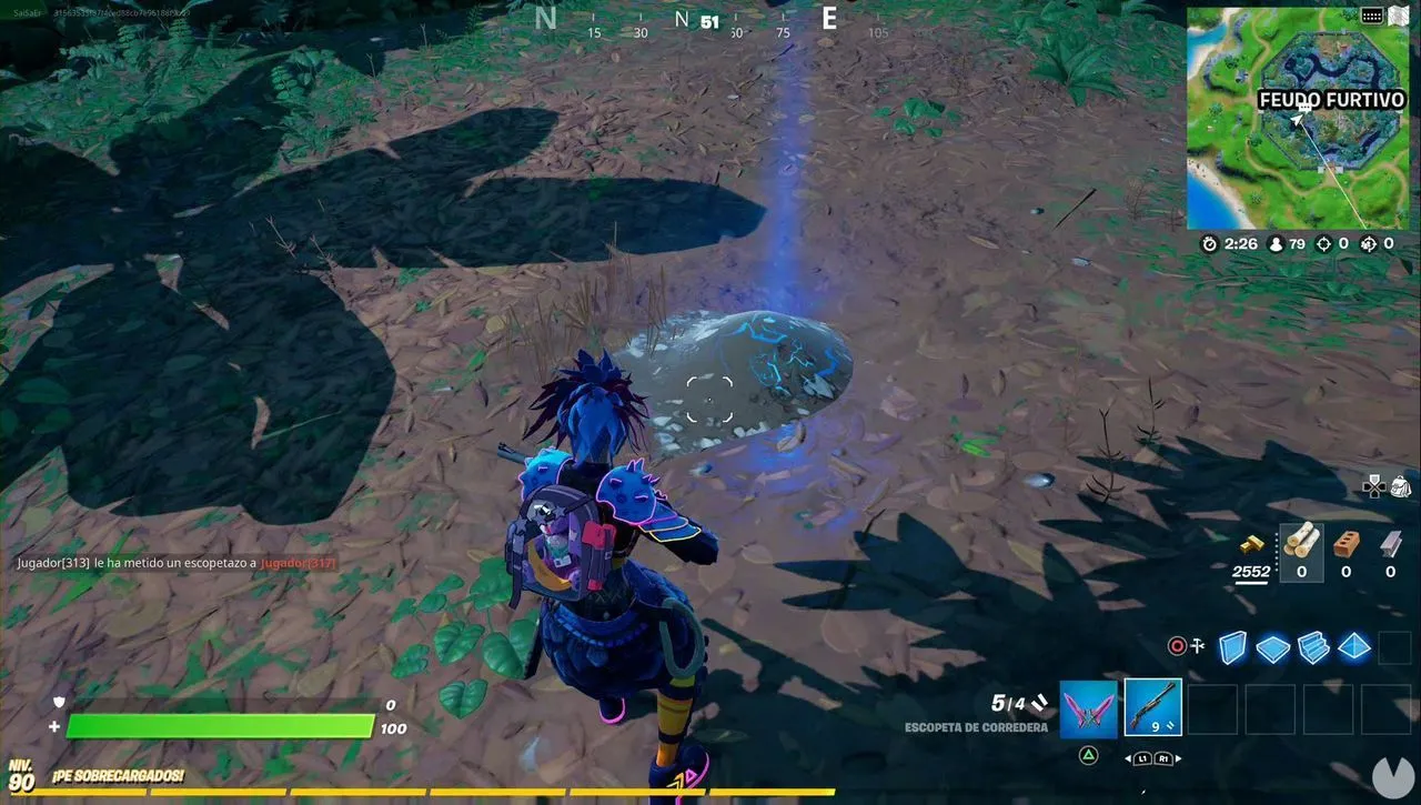 Fortnite: dónde encontrar la anomalía de Feudo Furtivo