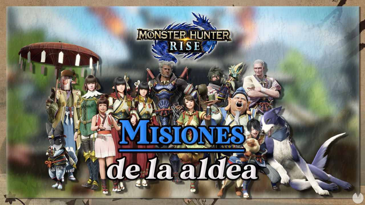 Todas las misiones de la aldea en Monster Hunter Rise y cmo completarlas - Monster Hunter Rise