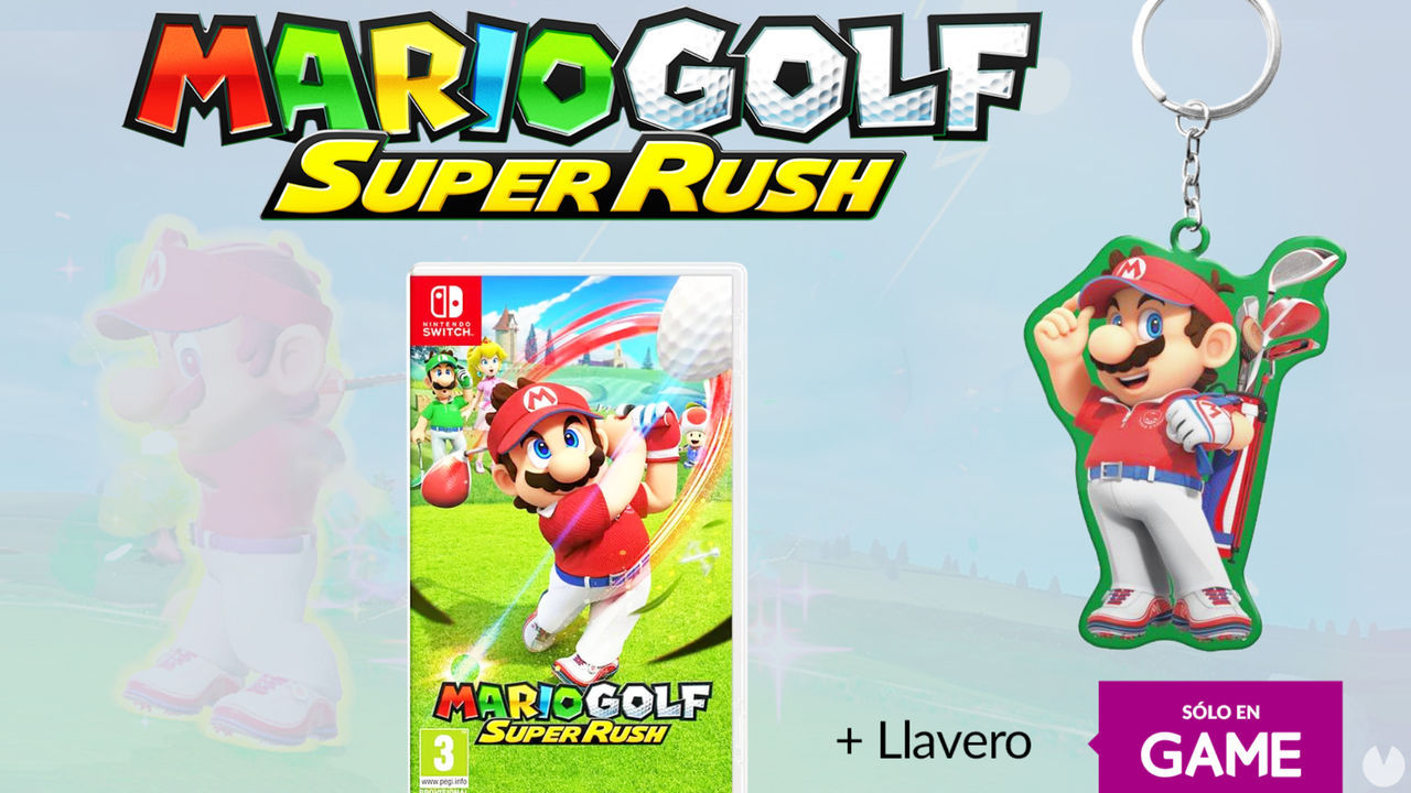 Ya se puede reservar Mario Golf Super Rush en GAME con llavero exclusivo de regalo