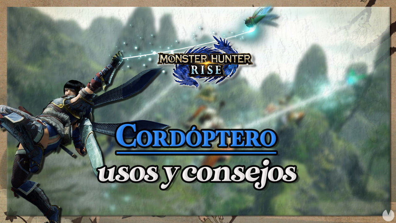 Cordptero en Monster Hunter Rise: Tutorial, acciones y consejos - Monster Hunter Rise