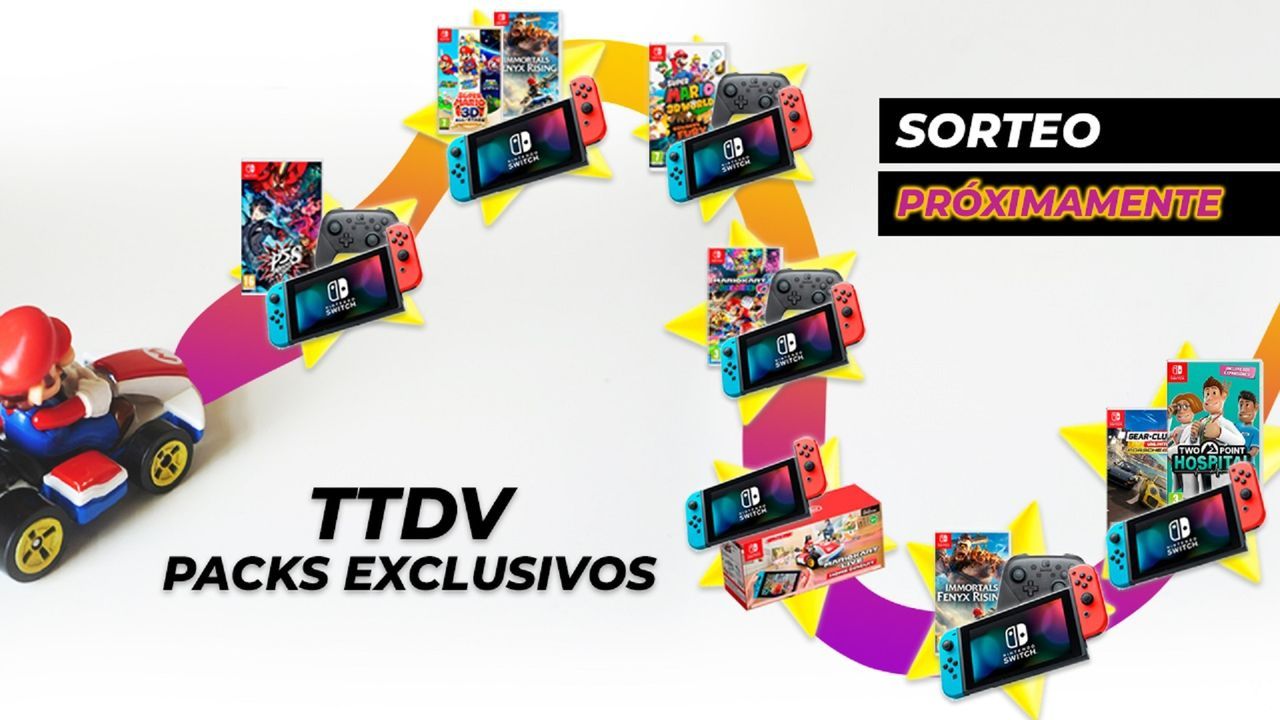 TTDV presenta packs exclusivos de Nintendo Switch y realizará un sorteo