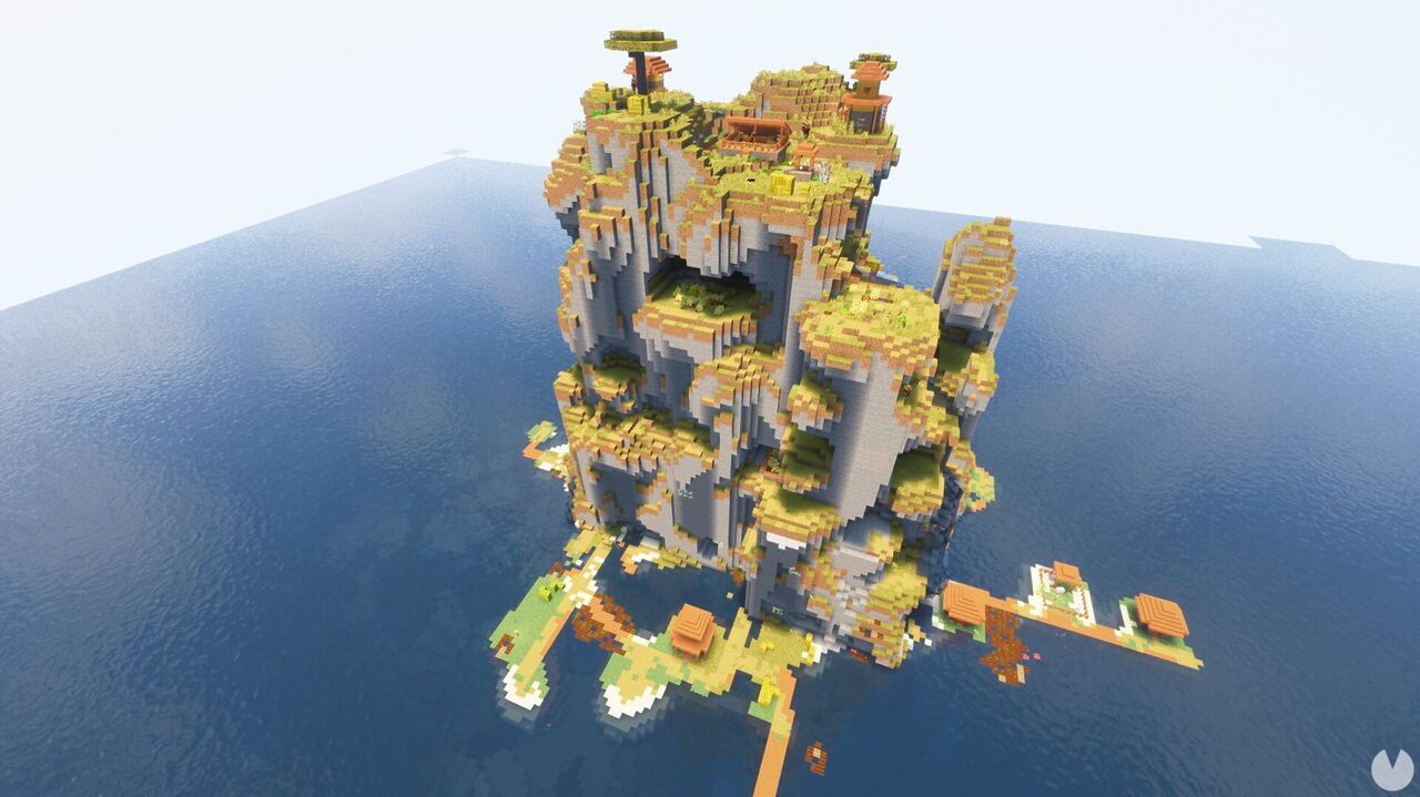 Best Minecraft seeds - The Lonely Peak