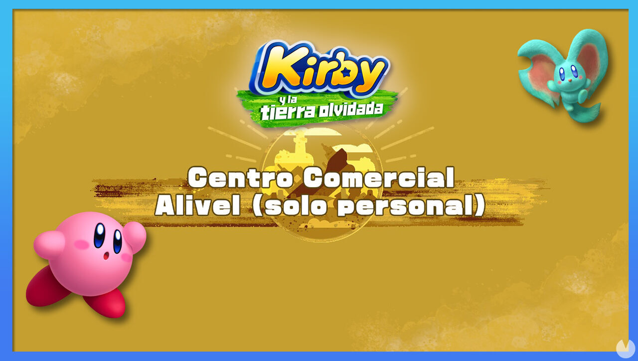 Centro Comercial Alivel (solo personal) en Kirby y la tierra olvidada: Waddle Dees y misiones - Kirby y la tierra olvidada