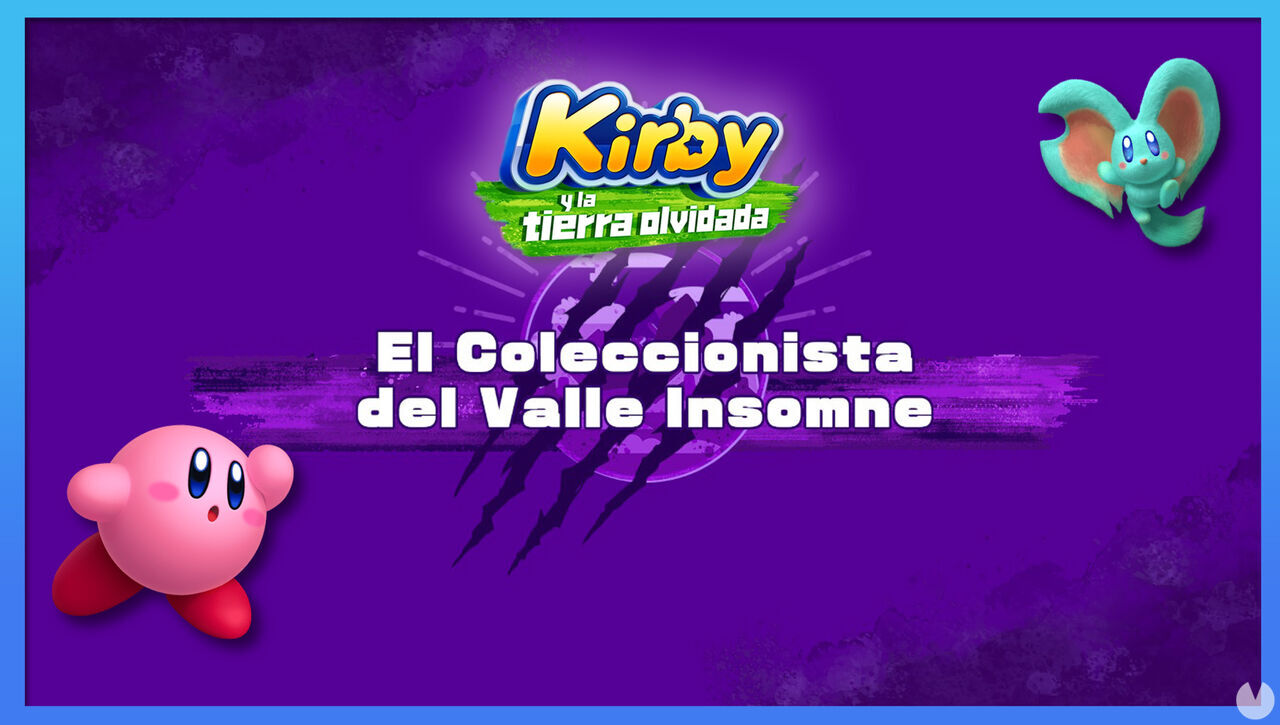 El Coleccionista del Valle Insomne en Kirby y la tierra olvidada: Waddle Dees y misiones - Kirby y la tierra olvidada
