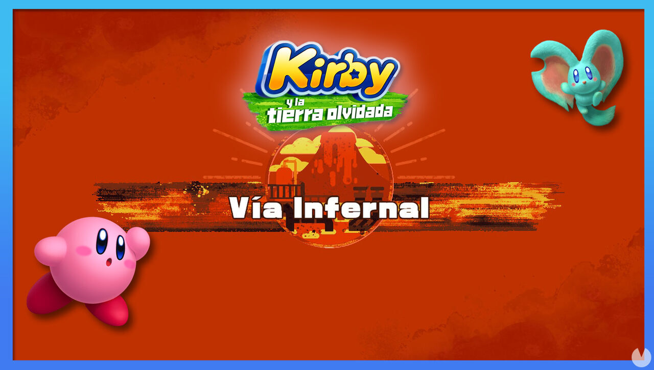 Va Infernal en Kirby y la tierra olvidada: Waddle Dees y misiones - Kirby y la tierra olvidada