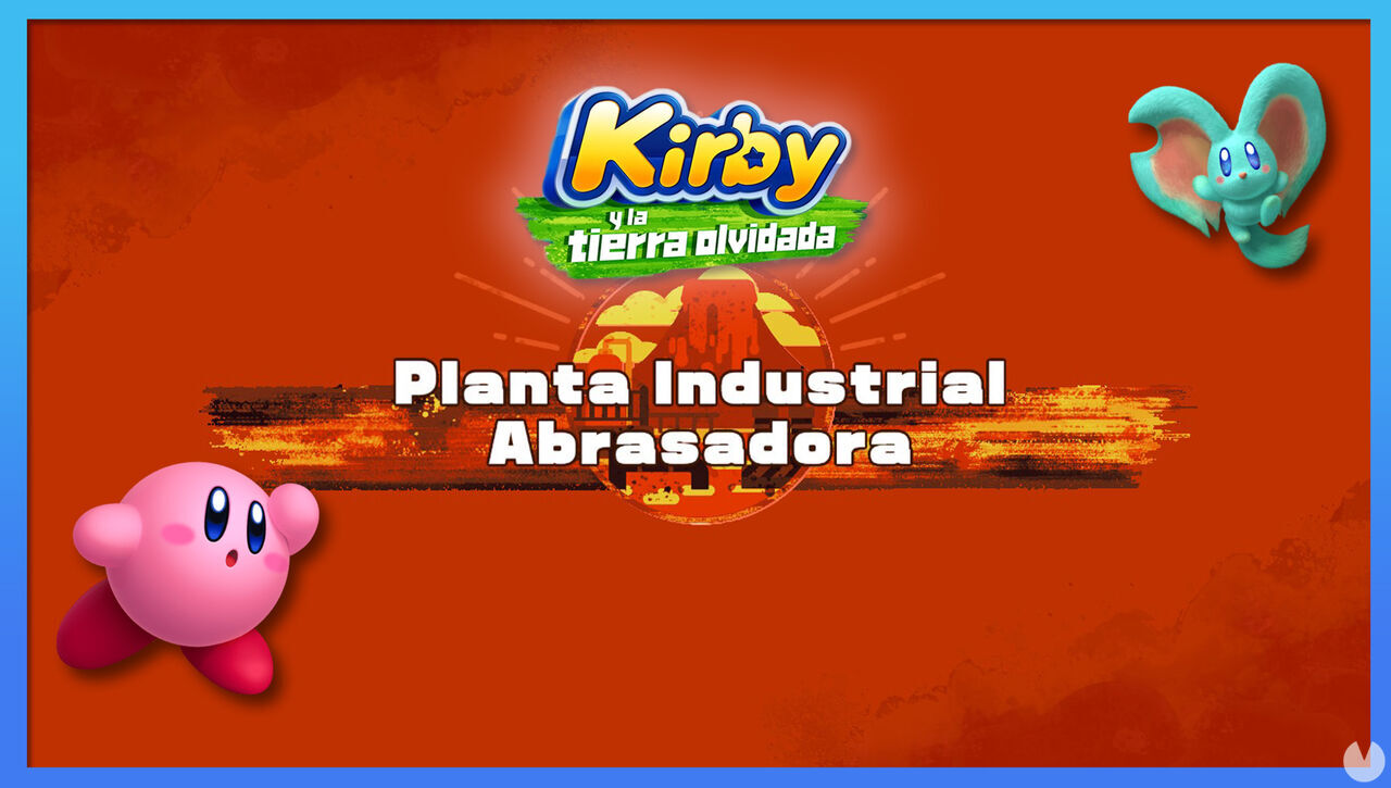 Planta Industrial Abrasadora en Kirby y la tierra olvidada: Waddle Dees y misiones - Kirby y la tierra olvidada
